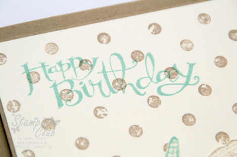 _DSC9871 Stampin Up Birthday Card Geburtstag Distressed Dots Sassy Salutations By the Seashore Saumband Ribbon Seam Binding_