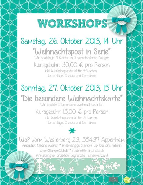 Workshop Flyer 2013-10 Aussgefüllt Stampin' Up! MDS