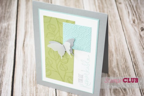 20150804 Stampin Up Remarkable You Elegant Dots Textured Impressions Embossing Folder Prägefolder Pünktchen-Kreation