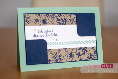 Stampin Up fuer lieblingsmenschen muster fuer dich addectionately yours DSP