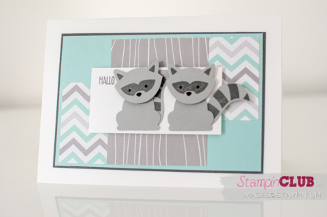 Stampin Up Foxy Friends Elementstanze Fuchs Fox Builder Punch Ausgefuchst DSP A Little Foxy