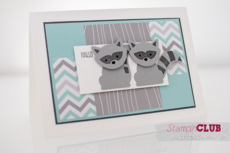 Stampin Up Foxy Friends Elementstanze Fuchs Fox Builder Punch Ausgefuchst DSP A Little Foxy