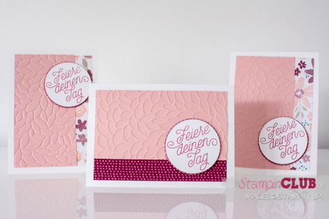 Stampin Up, Designerpapier Blühende Fantasie Designer Grußelemente Blooms & Bliss DSP Designer Tin of Cards