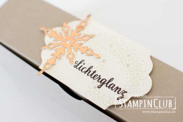StampinClub, Stampin' Up!, Weihnachtsstern, Sternenzauber, Verpackung