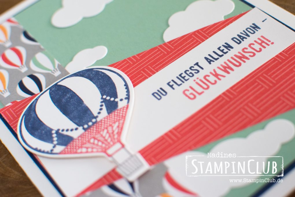 StampinClub, Stampin' Up!, Sale-A-Bration, Designerpapier Abgehoben, Stempelset Traum vom Fliegen