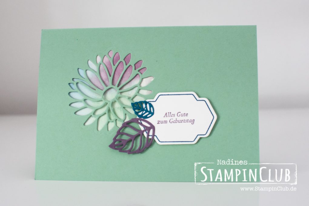 StampinClub, Stampin' Up!, Besondere Grüße, Special Reason, Framelits Formen Blumenkreationen, Stylish Stems Framelits Dies