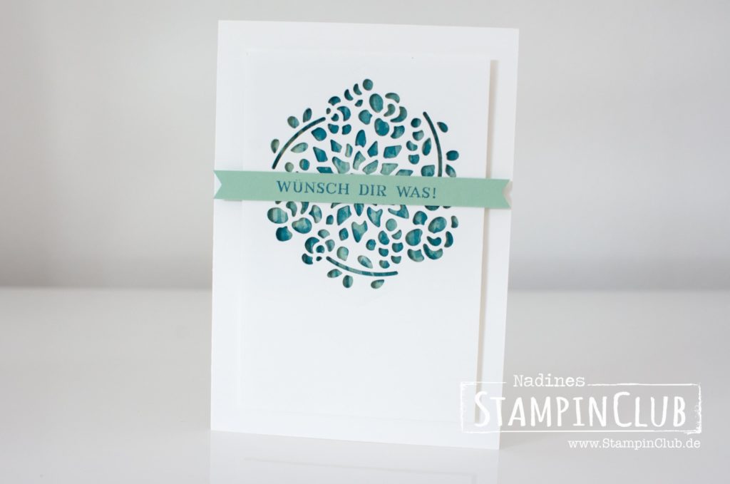 StampinClub, Stampin' Up!, Fenster zum Glück, Window Shopping, Thinlits Fensterschachtel, Window Box Thinlits Dies