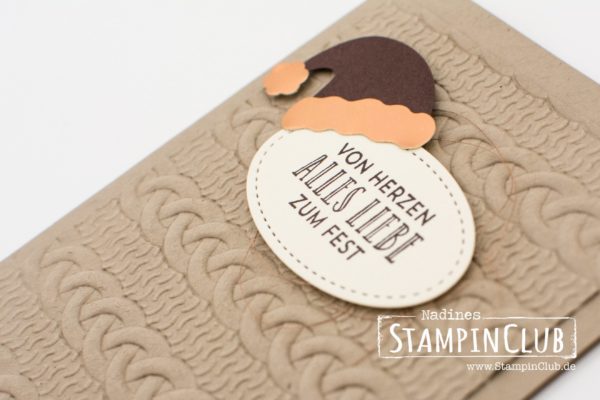 StampinClub, Stampin' Up!, Gestickte Weihnachtsgrüße