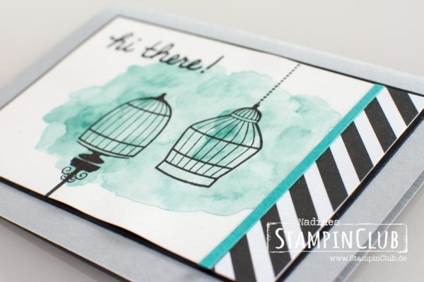 Stampin' Up!, StampinClub, Builder Birdcage, Aquarellstifte