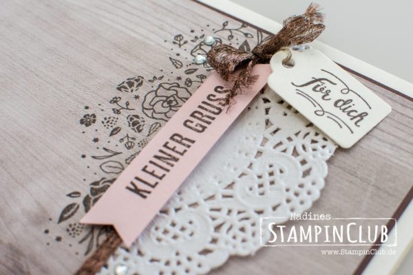 Stampoin' Up!, StampinClub, Kreativkiste, Wood Words, Designerpapier Holzdekor, Wood Textures DSP