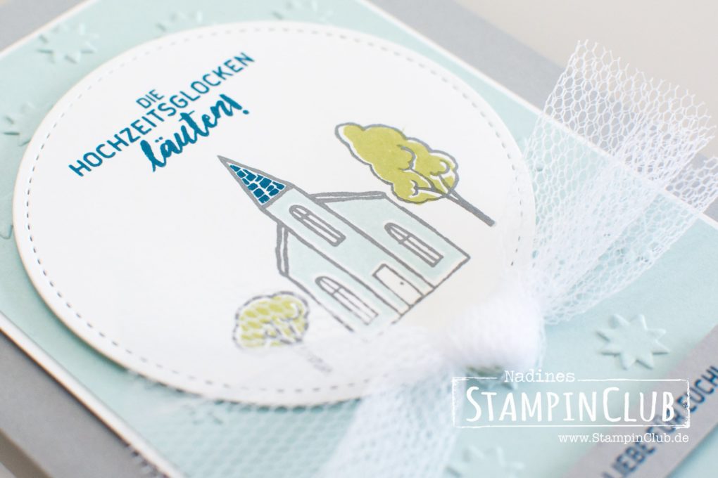 Stampin' Up!, StampinClub, Standt Land Gruß, In the City, Framelits Formen Stickmuster, Stitched Shaped Framelits, Textured Impressions Prägefolder Alle meine Sterne, Oh My Stars Textured Impressions Embossing Folder