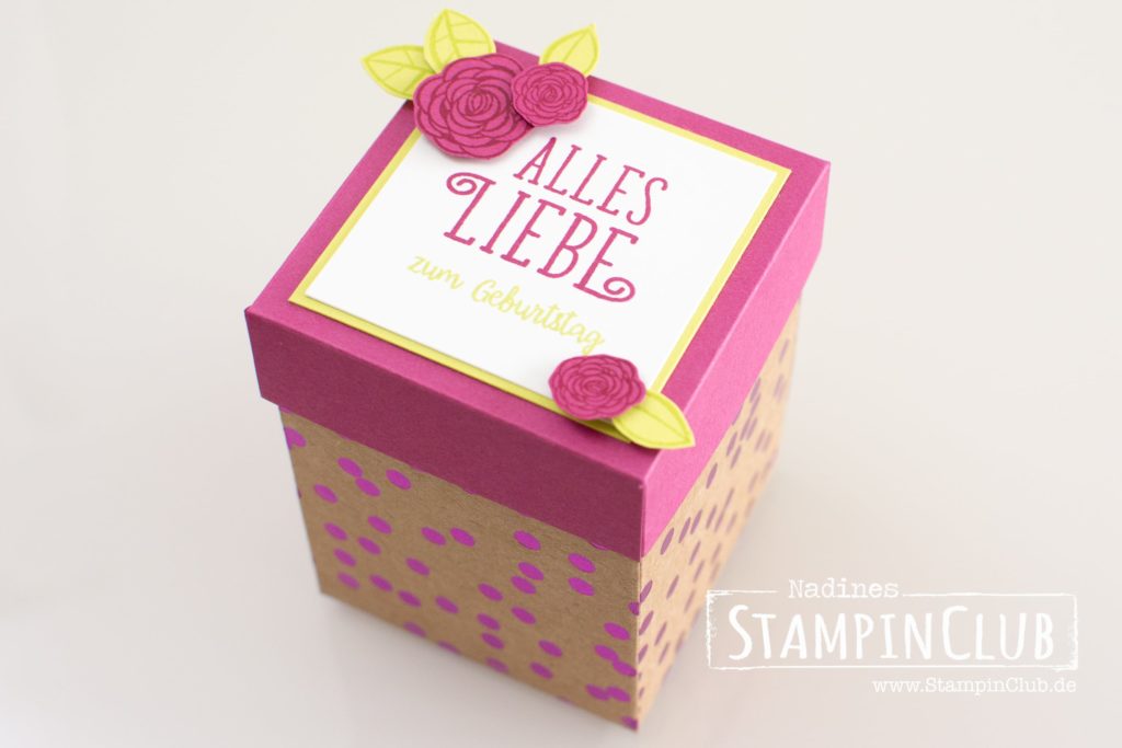 Stampin' Up!, StampinClub, Verpackung, Box, Alles Liebe Geburtstagskind!, Happy Birthday Gorgeous