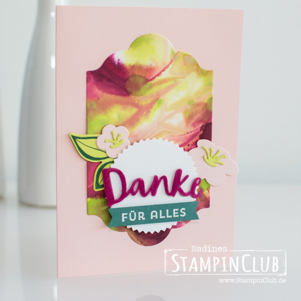 Stampin' Up!, StampinClub, Cling Wrap, Technique, Frischhaltefolie, Frischhaltefolien Technik