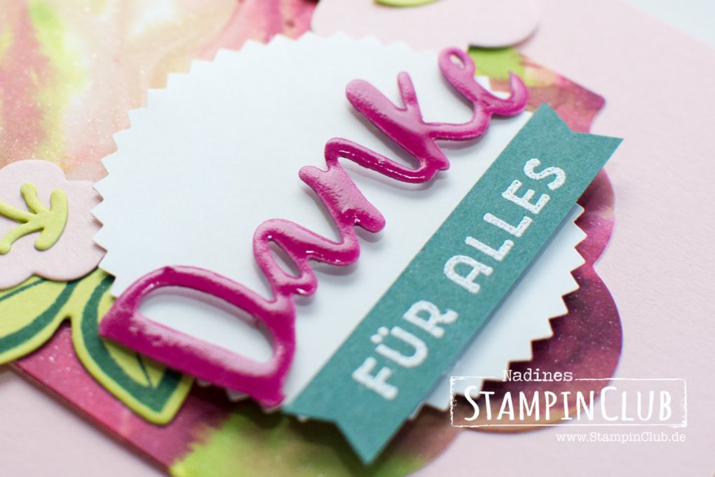 Stampin' Up!, StampinClub, Cling Wrap, Technique, Frischhaltefolie, Frischhaltefolien Technik