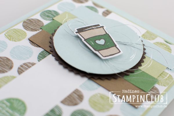 Stampin' Up!, StampinClub, Kaffee olé, Coffee Café, Designerpapier Kaffeepause, Coffee Break DSP