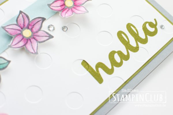 Falling Flowers, An dich gedacht, Stampin' Up! StampinClub, Blumen