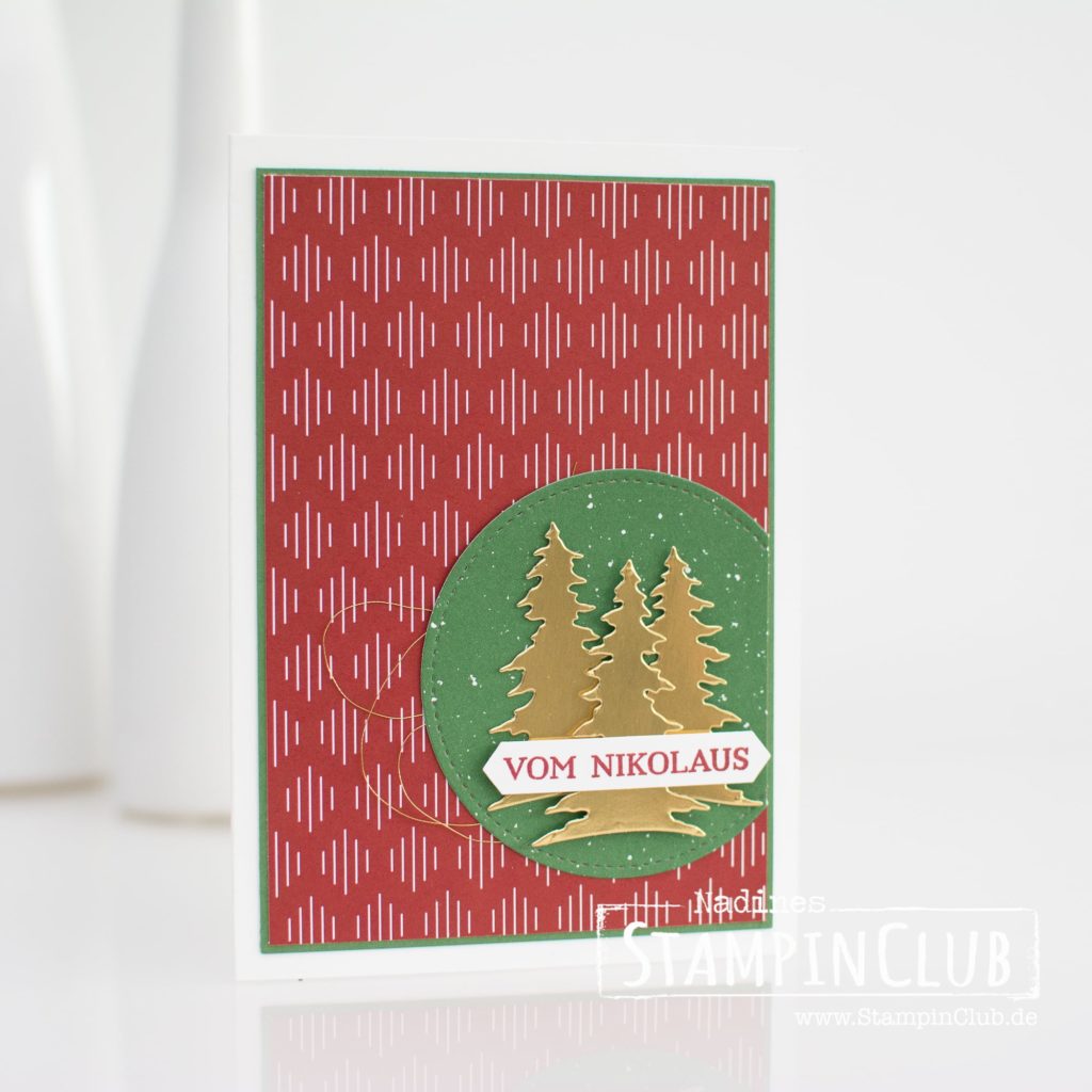 Festtagsdesign, Card Base Builder Thinlits, Stampin' Up!, StampinClub, Voller Vorfreude