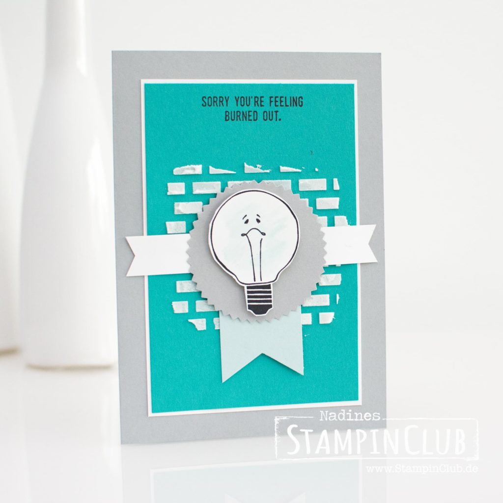Watts of Occassions, Stampin' Up!, Struktur-Paste, Stanze Sonne
