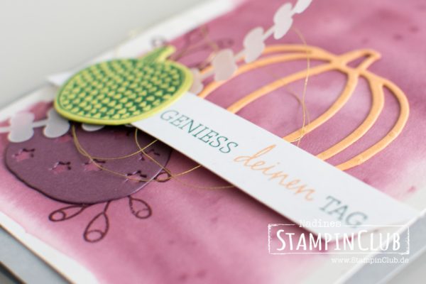 Stampin' Up!, StampinClub, Thinlits Erntedank, Patterned Pumplins Thinlits, Zum Ehrentag, Happiest of days, Pick a Pumpkin
