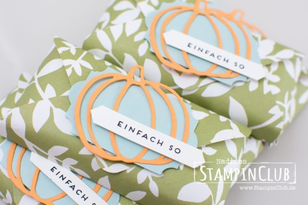 Stampin' Up!, StampinClub, Goodies, DP Allerliebst, Patterned Pumpkins Thinlits, Thinlits Formen Erntedank