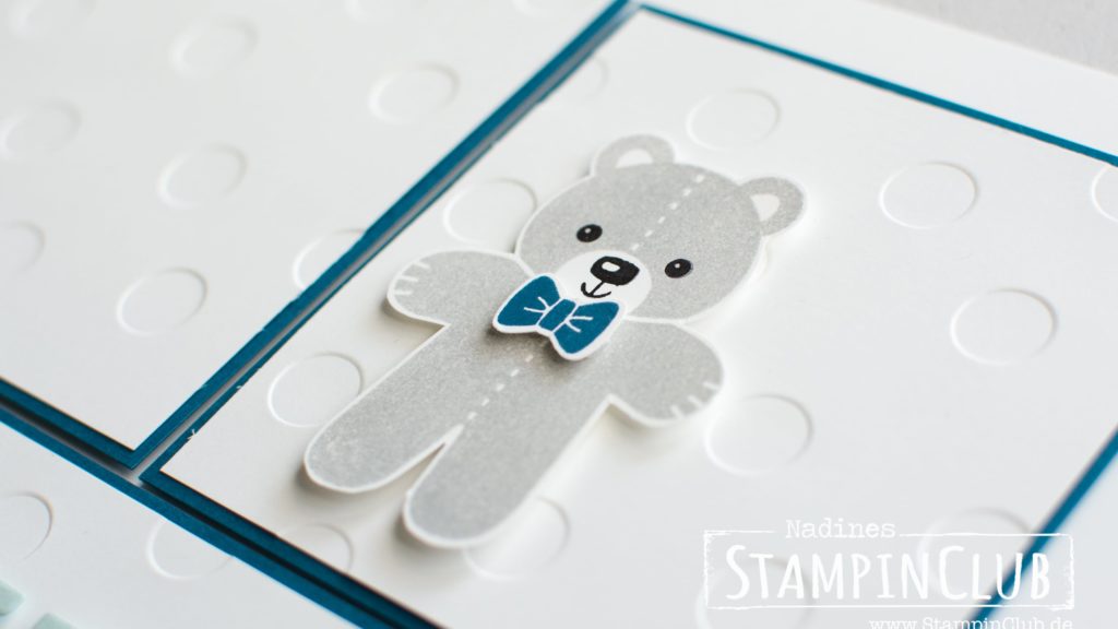 Stampin' Up!, StampinClub, Ribba Rahmen, Geburt, Junge, Swirly Bird, Ausgestochen Weihnachtlich