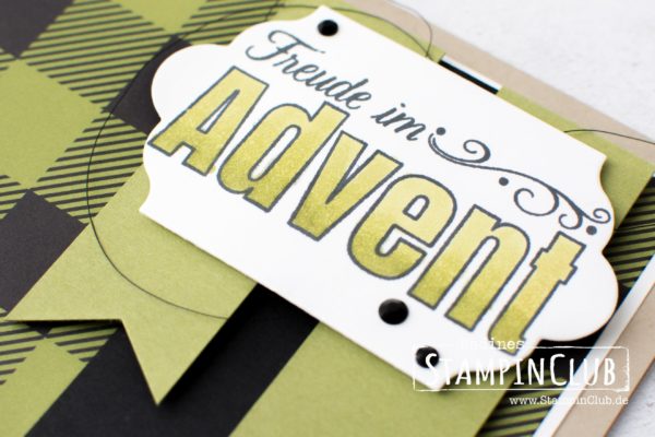 Freude im Advent, Merry Patterns, Stampin' Up!, StampinClub, Stampin' Blends