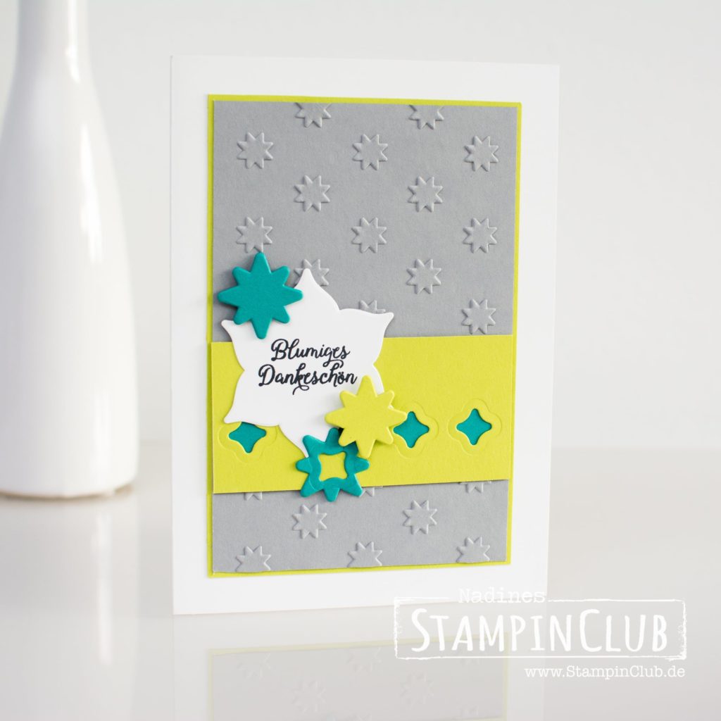 Stampin' Up!, StampinClub, Thinlits Formen Orient Medaillons, Eastern Medallions, Blüten des Augenblicks