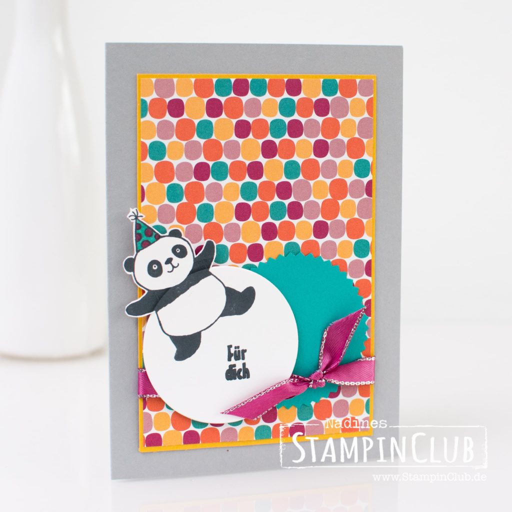 Party-Pandas, Stampin' Up!, StampinClub, Party Pandas, Party-Pandas, Designerpapier Tuttifrutti, Tutti Frutti DSP