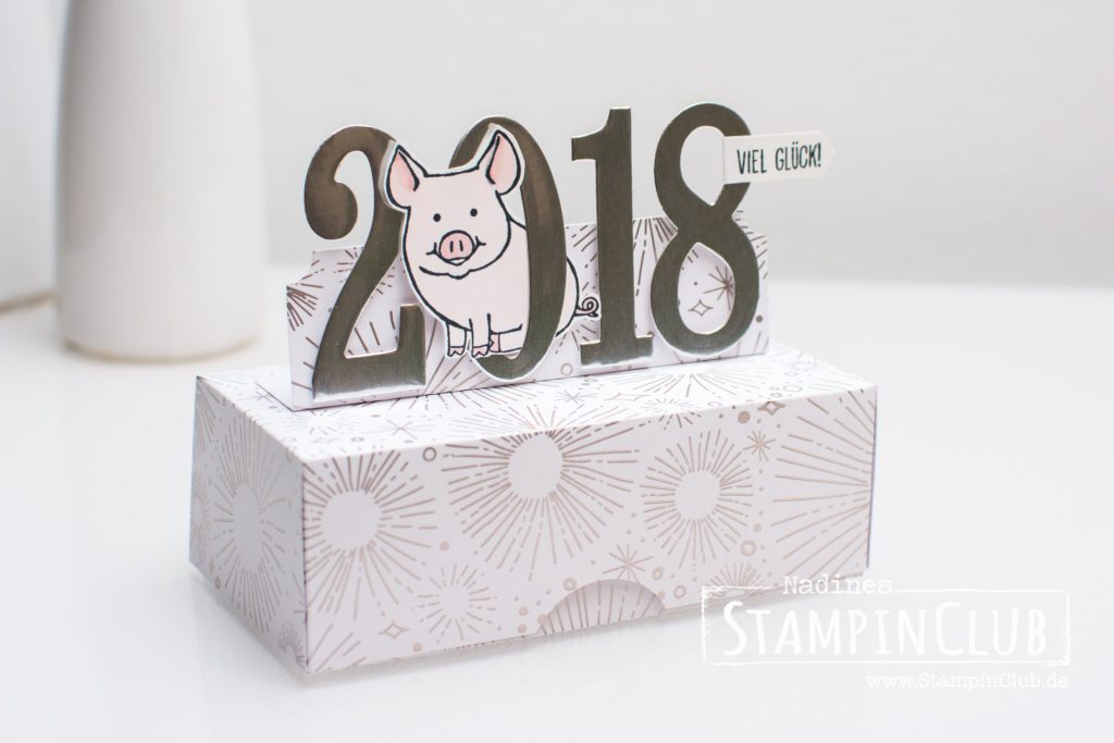 Stampin' Up!, StampinClub, Silvester, 2018, This little Piggy, Glücksschweinchen