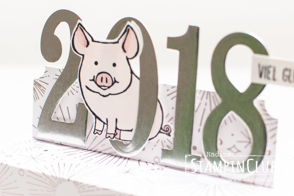 Stampin' Up!, StampinClub, Silvester, 2018, This little Piggy, Glücksschweinchen