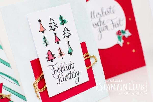 Stampin' Up!, StampinClub, Projektset Malerische Weihnachten, Watercolor Christmas Project Kit, Malerische Weihnachten, Watercolor Christmas