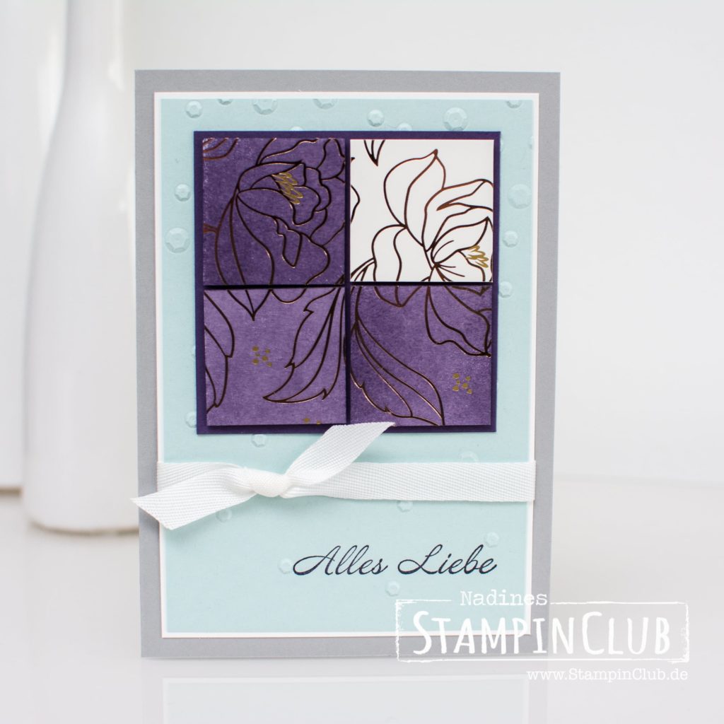 Stampin' Up!, Sale-A-Bration, Blumen von Herzen, Designerpapier Frühlingsglanz