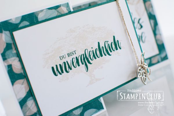 Stampin' Up!, StampinClub, Double Z Fold, Kraft der Natur, Poesie der Natur