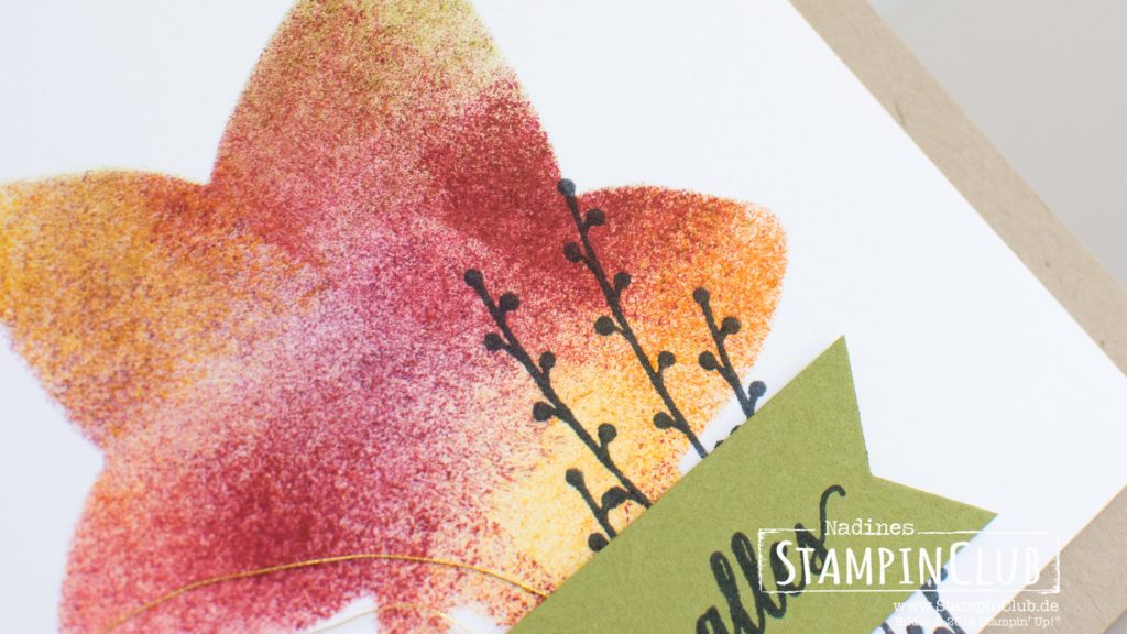 Stampin' Up!, StampinClub, Herbstreigen, Falling for Leaves, Thinlits Formen Blätterzauber, Detailed Leaves Thinlits Dies, Stanze Zierzweig, Sprig Punch