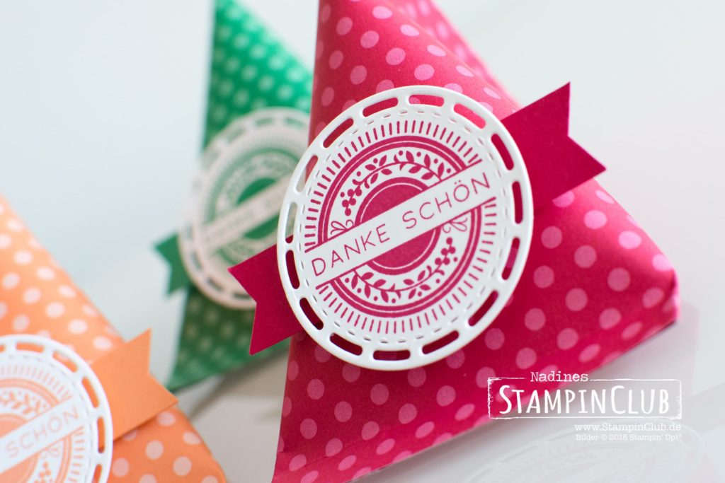 Stampin' Up!, StampinClub, Sour Cream Container, Bestickte Grüße