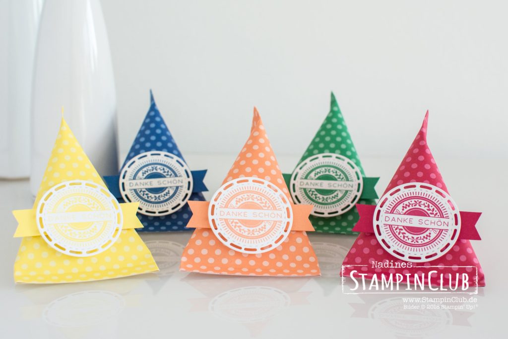 Stampin' Up!, StampinClub, Sour Cream Container, Bestickte Grüße