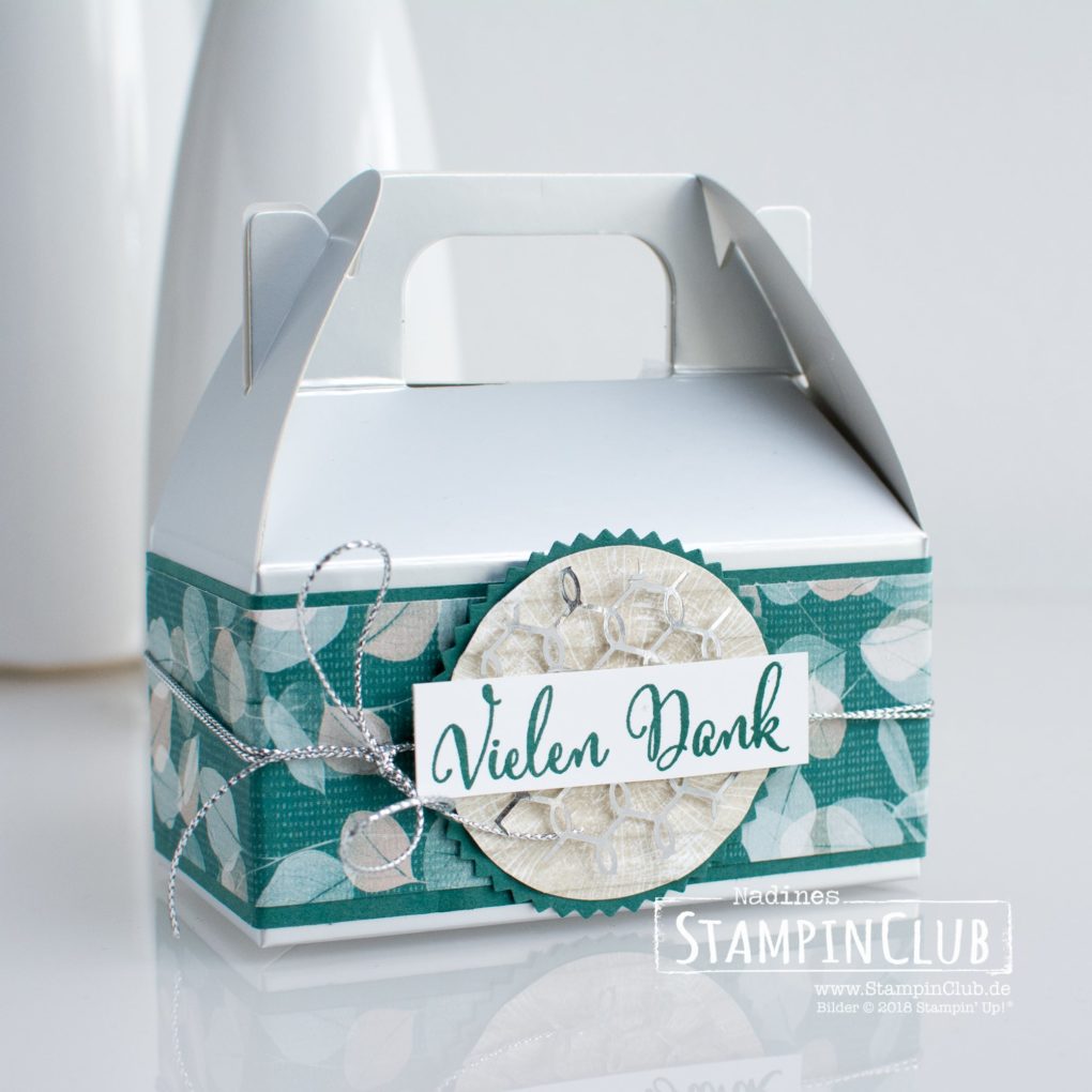 Stampin' Up!, StampinClub, Minischachteln mit Tragegriff, DP Poesie der Natur, Kraft der Natur