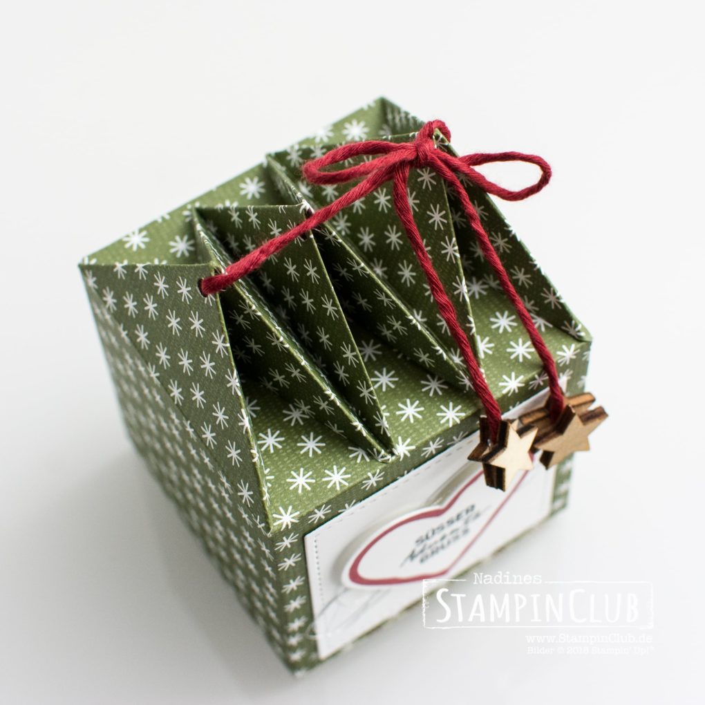 Stampin' Up!, StampinClub, DP Hüttenromantik, Festive Farmhouse DSP, Süße Adventsgrüße, Nothing Sweeter, Framelits Formen Bezaubernd Bestickt, Sweetly Stiched Framelits Dies