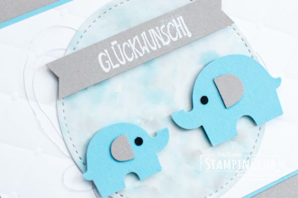 Stampin' Up!, StampinClub, Polished Stone, Elefantastisch, Little Elephant