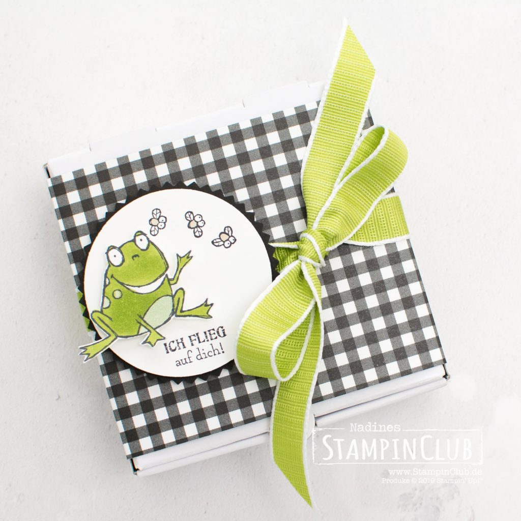 Froschkönig, Stampin' Up!, StampinClub, Sale-A-Bration, Froschkönig, So Hoppy Together, Designerpapier Schmetterlingsvielfalt, Botanical Butterfly DSP