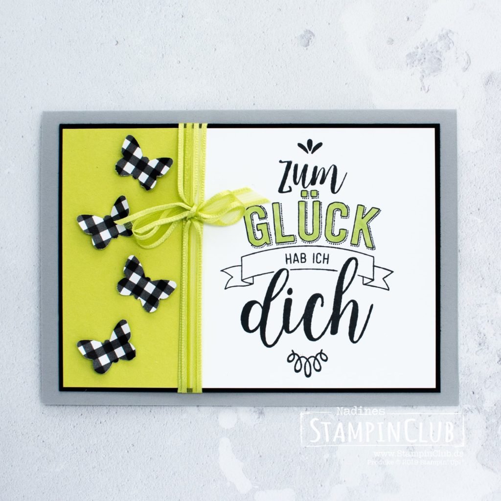 Glücksfälle, Stampin' Up!, StampinClub, Glücksfälle, Amazing Life, Stanze Schmetterlingsduett, Butterfly Duet Punch