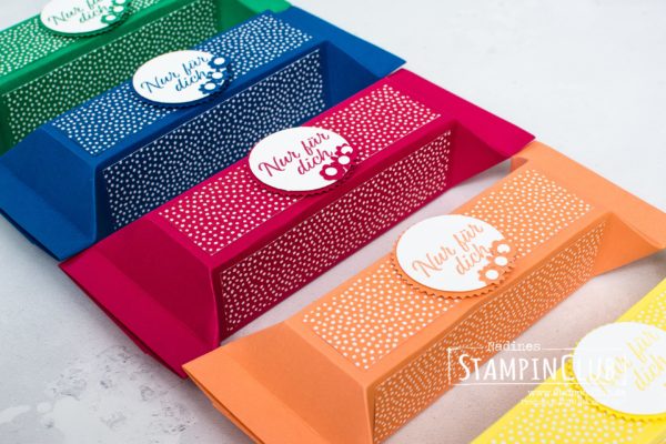 Stampin' Up!, StampinClub, Große Selbstschließende Box, Herzenssache, Meant to Be, Stanzenpaket Blümchen, Bitty Blooms Punch Pack
