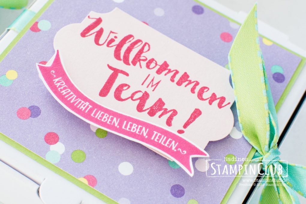 Stampin' Up!, StampinClub, Teamgeschenke, Begrüßungsgeschenk, Demonstrator, Stempel dich zum Erfolg, Stamping your Way to the Top