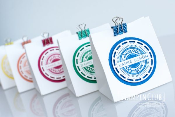 Stampin' Up!, StampinClub, Bestickte Grüße, Framelits Bestickte Etikette, In Color 2018-2020