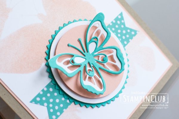 Stampin' Up!, StampinClub, Thinlits Formen Schöne Schmetterlinge, Glücksfälle