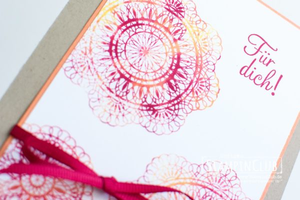 Stampin' Up!, StampinClub, Mit Liebe zum Detail, Feuchttuchtechnik