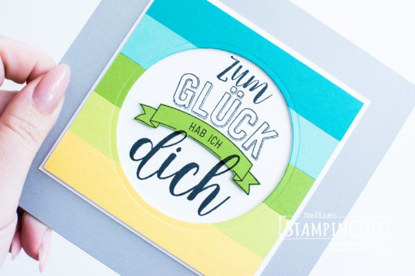 Stampin' Up!, StampinClub, Color Blocking, Happy Birthday Thinlits, Glücksfälle