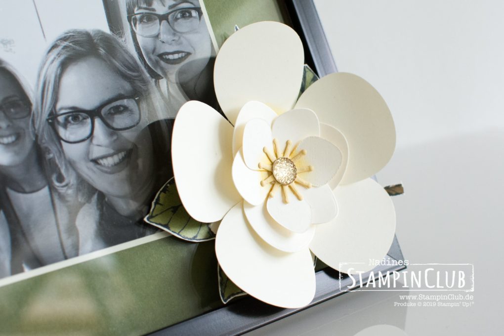 Stampin' Up!, StampinClub, Magnoliengruß, Good Morning Magnolia, Stanzformen Magnolienblüten, Magnolia Memory Dies, Bilderrahmen, Home Decor