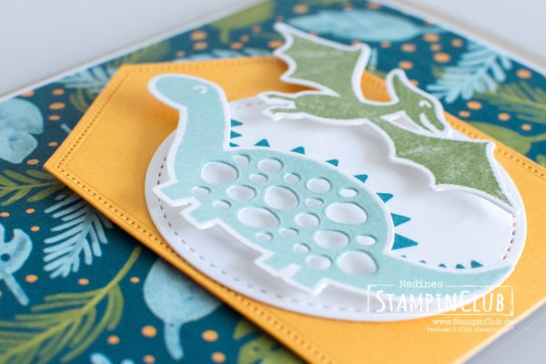 Stampin' Up!, StampinClub, Dufte Dinos, Dino Days, Stanzformen Dinos, Dino Dies, Designerpapier Im Dino-Land, Dinoroar DSP