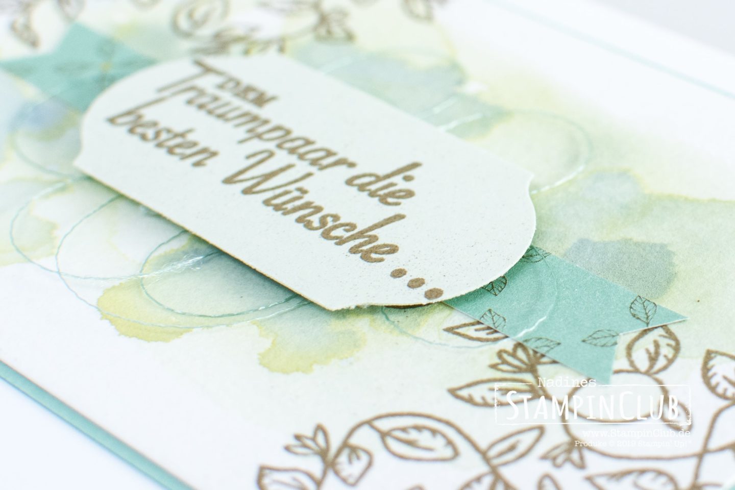 Hochzeitskarte Garten der Liebe • Stampin‘ Up! Ideen